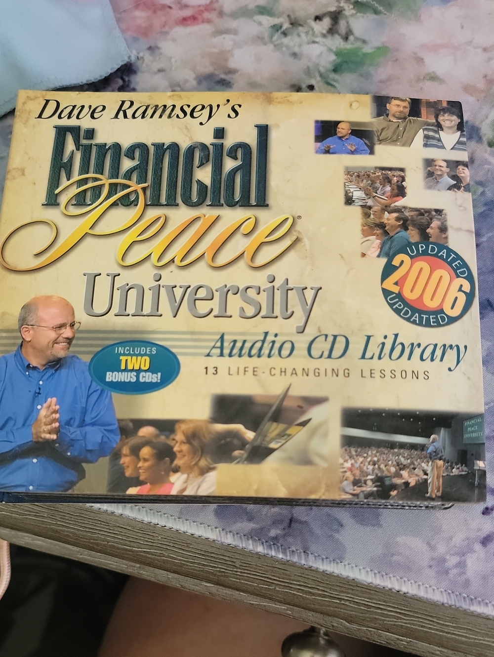 Financial Peace University Audio CD Library - Beige/Blue